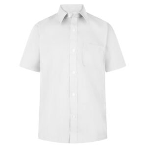 Boys Short Sleeve, Non Iron Eco-Shirt - Twin Pack