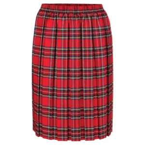 Tartan Box Pleat Skirt (Made To Order)