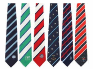 Ties with School Badge